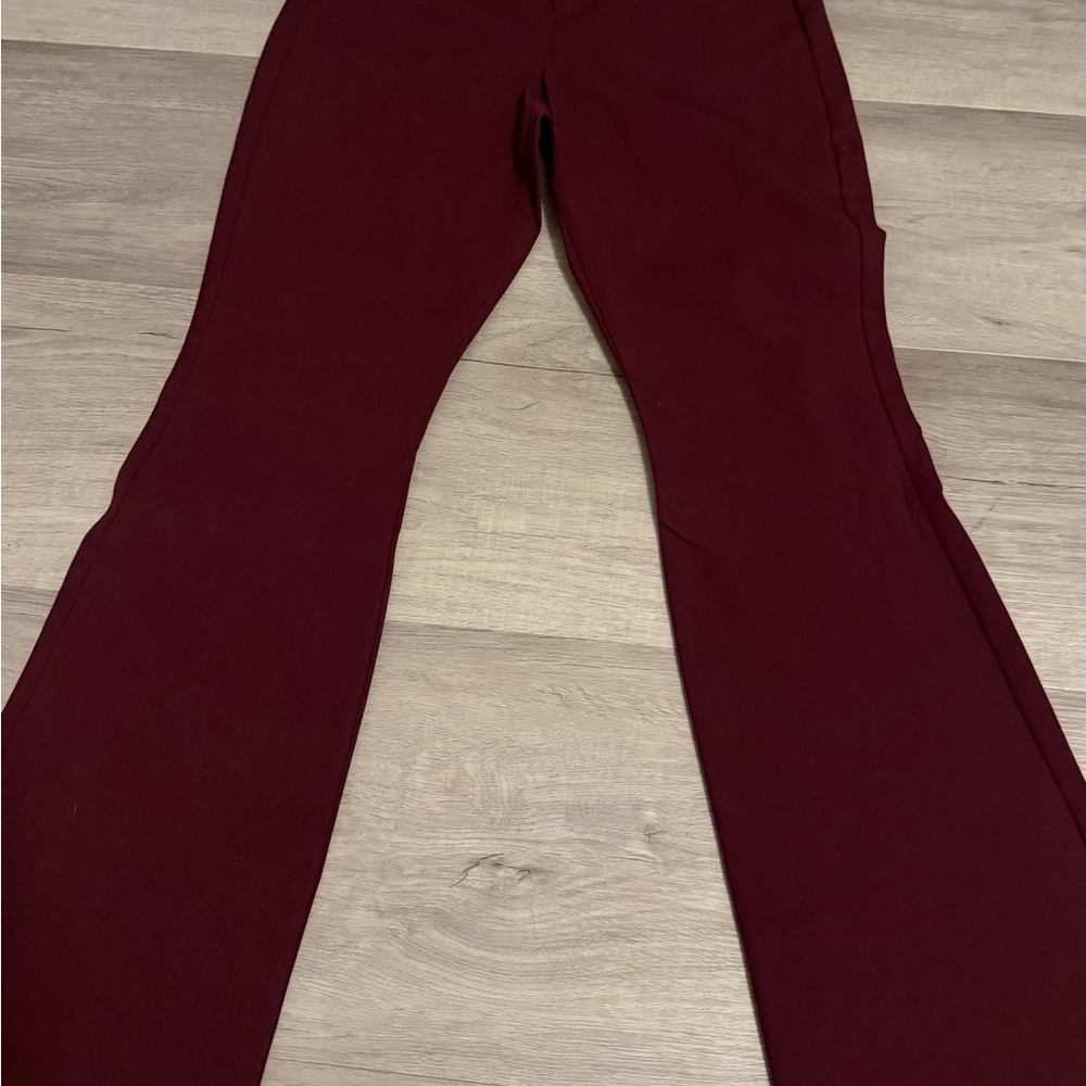 Old Navy Maroon Pixie Flare Pants